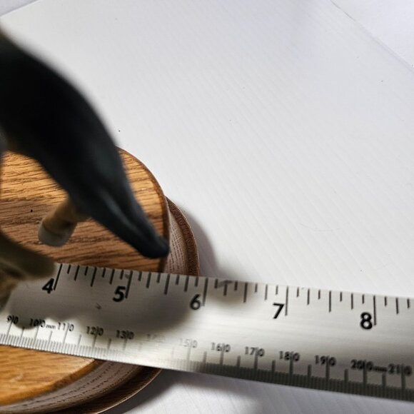 Willitts Musical Carousel Horse with Angel Wood Base Plays Carousel Waltz 60 - Picture 10 of 16